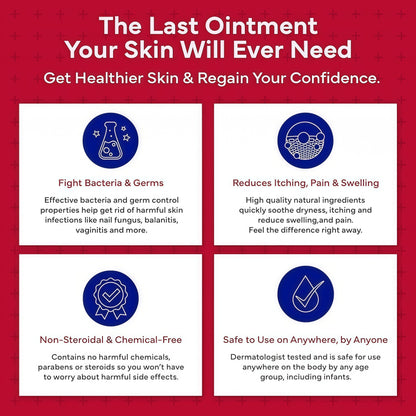 emuaid EMUAIDMAX Ointment for Itchy Skin, Maximum Strength Treatment for Athlete's Foot, Psoriasis, Jock Itch, Rash, Eczema, Cold Sores, Blisters, and Yeast Infection 2oz